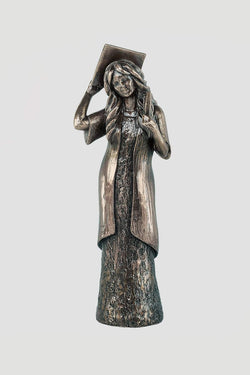 Carraig Donn Bronze Your Graduation Girl Sculpture