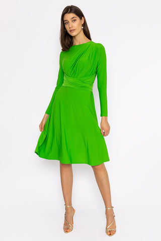 Cathy Midi Dress in Green - Midi Dresses | Carraig Donn