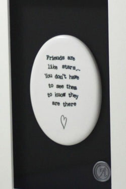 Carraig Donn Ceramic Art- Friends Are Like Stars