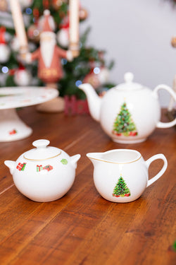 Carraig Donn Christmas Tree Sugar & Creamer