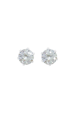 Carraig Donn Clear Stone Stud Earrings