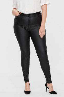 Carraig Donn Curve - Coated Pants in Black