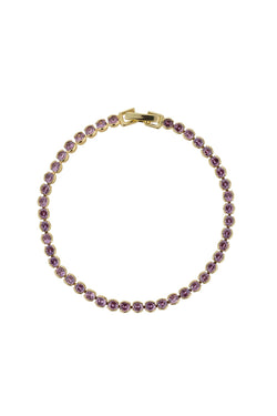 Carraig Donn Dakota Amethyst Tennis Bracelet