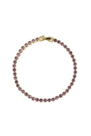 Dakota Amethyst Tennis Bracelet