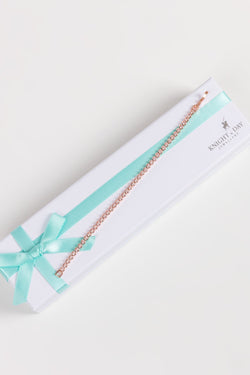 Carraig Donn Dakota Rose Gold Tennis Bracelet