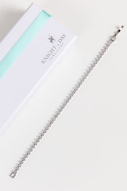 Carraig Donn Dakota Silver Tennis Bracelet