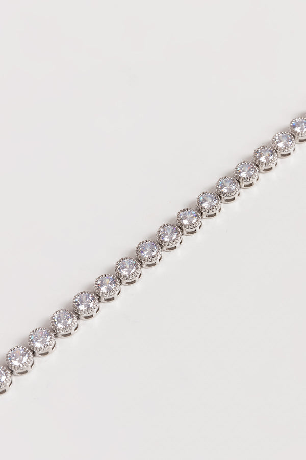 Carraig Donn Danna Silver Tennis Bracelet