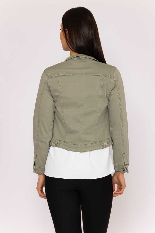 Carraig Donn Denim Jacket in Sage