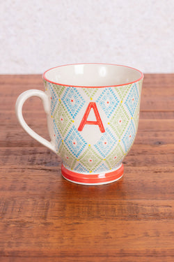 Carraig Donn Eclectic Alphabet Mug A