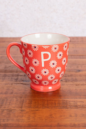 Eclectic Alphabet Mug P