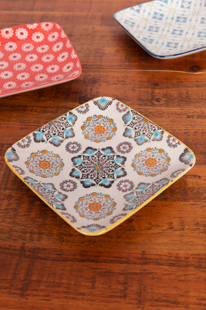 Eclectic Square Plate I