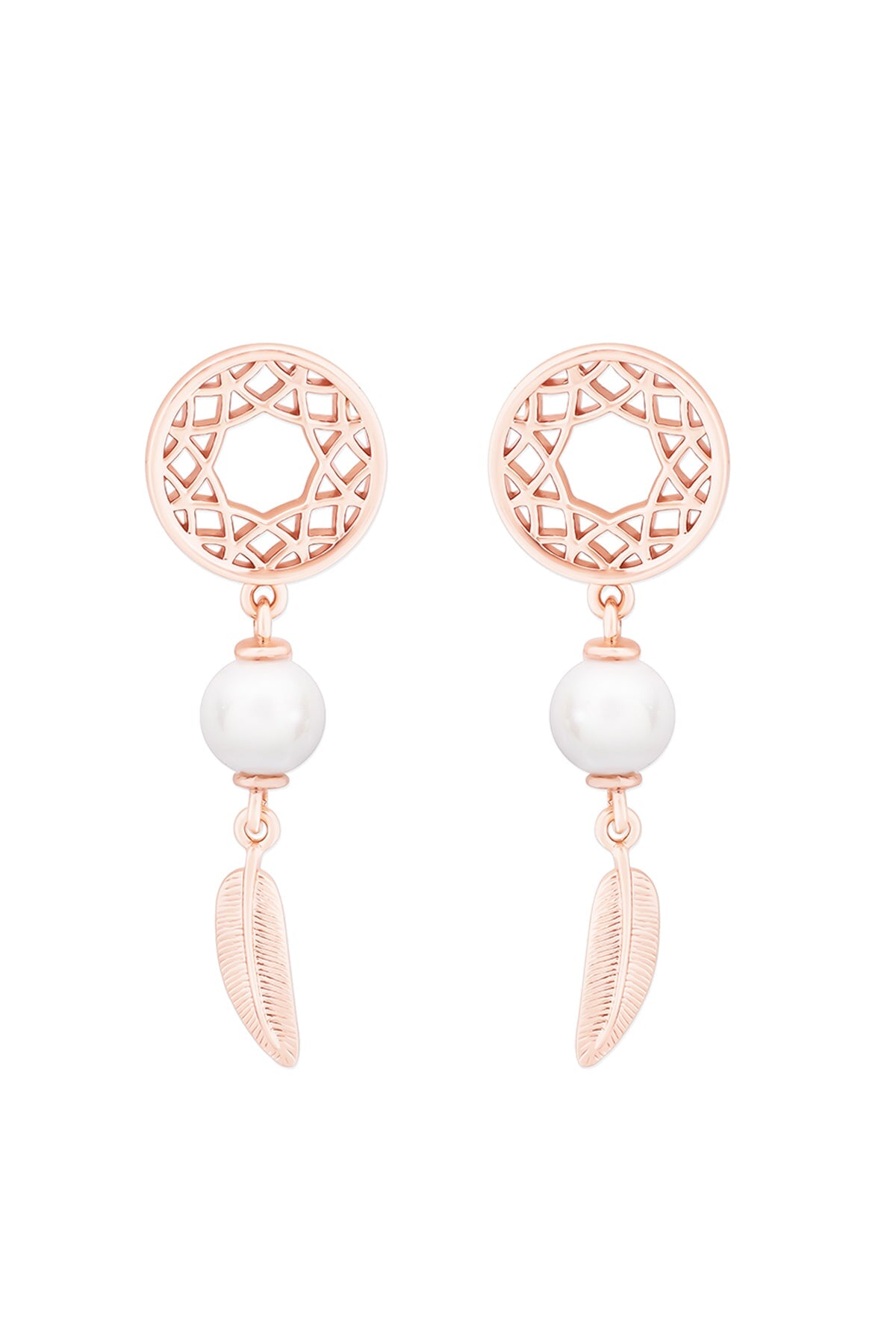 Rose gold boho deals earrings