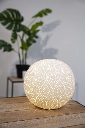 Ceramic Globe Lamp