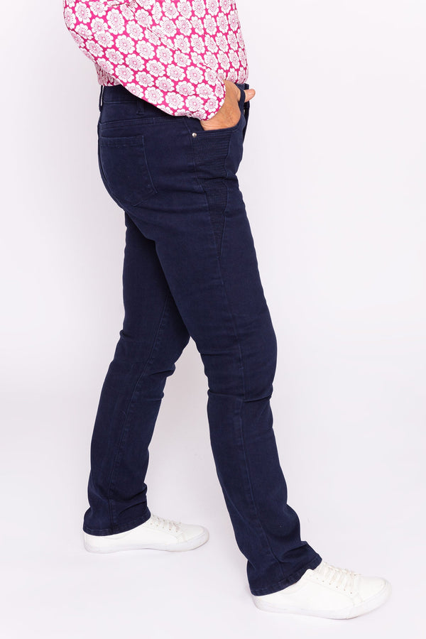 Carraig Donn Jeans with Stitch Detail in Navy