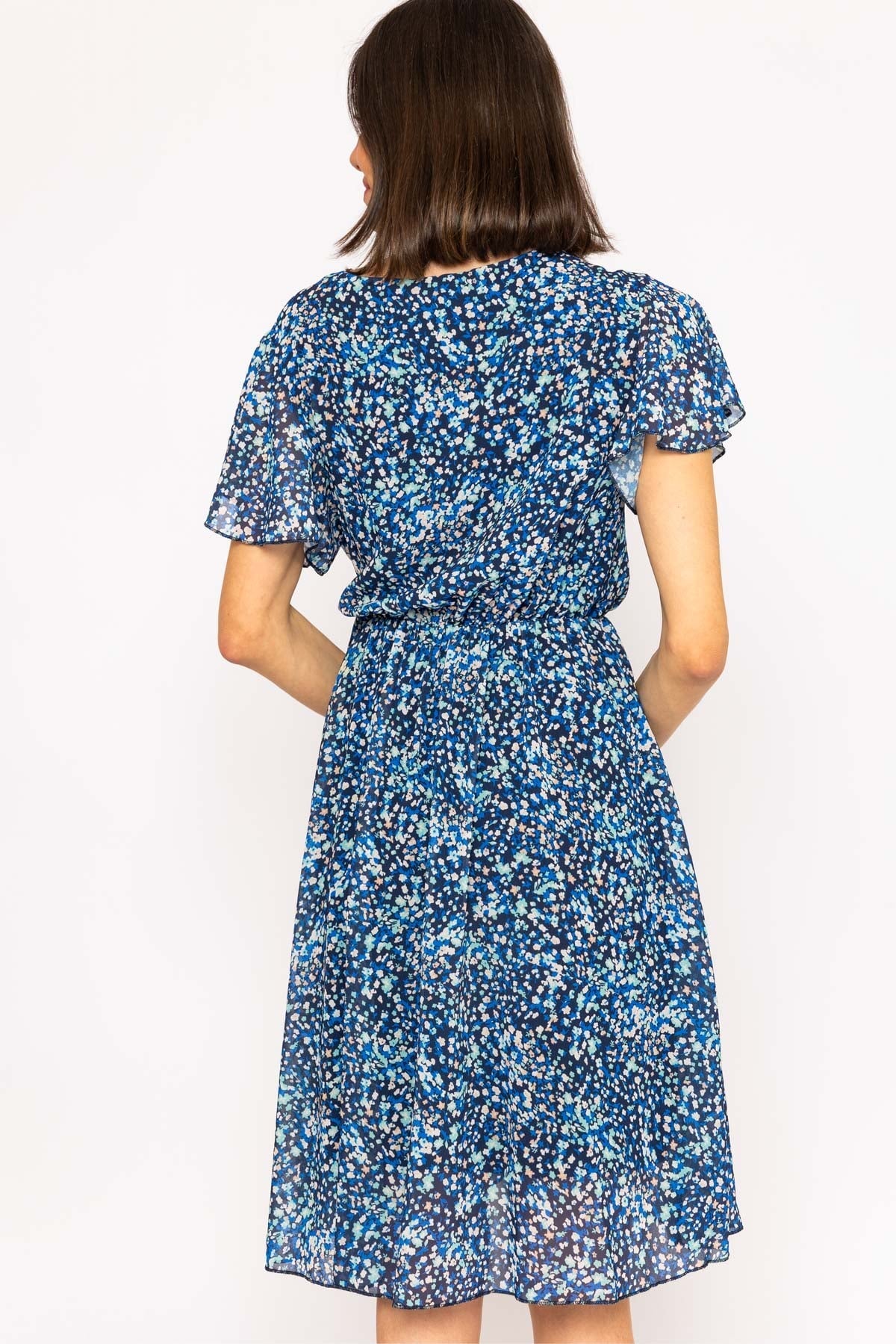 Josephine print outlet wrap dress