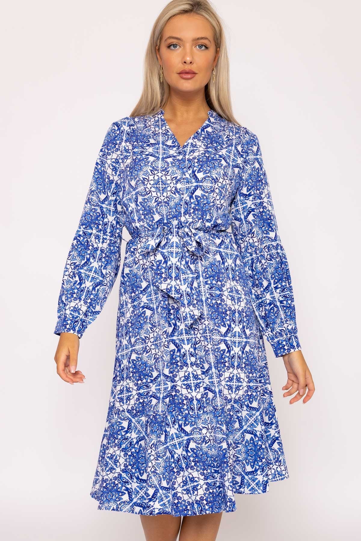 Midi dress clearance with shirt