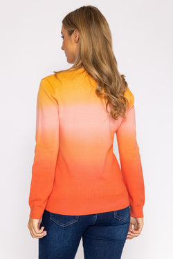 Carraig Donn Ombre Crew Neck in Orange