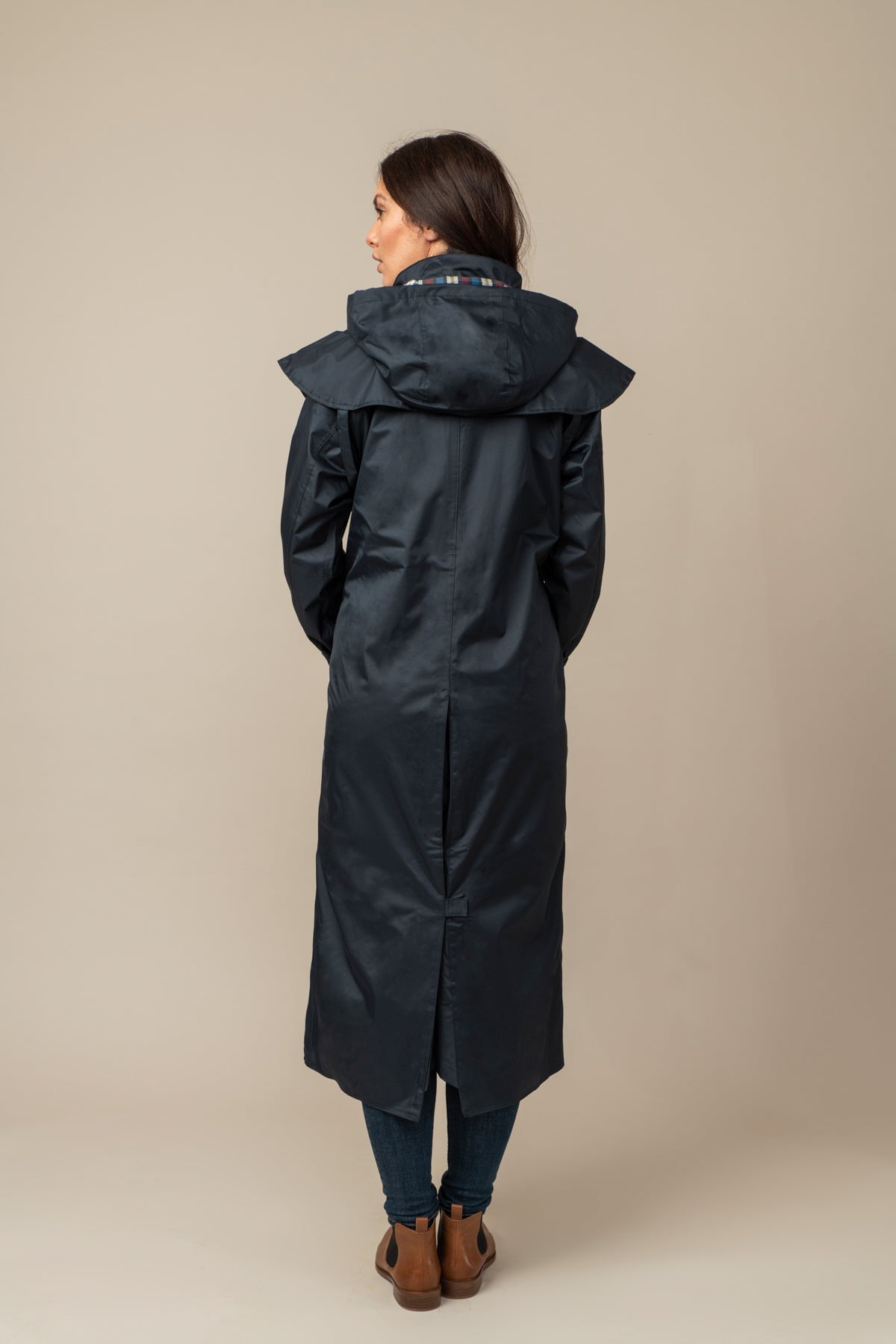 Knee length waterproof clearance raincoat