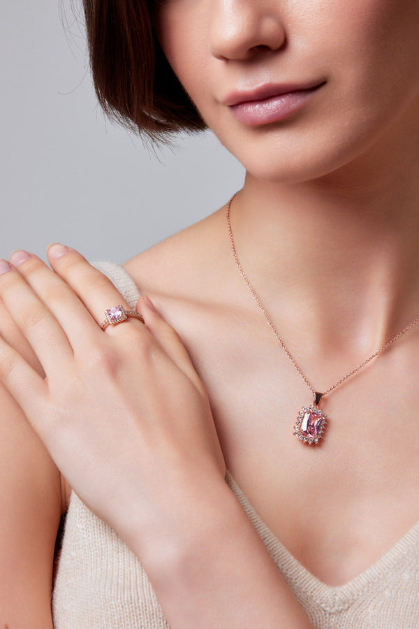 Carraig Donn Pink Rose Gold Pendant