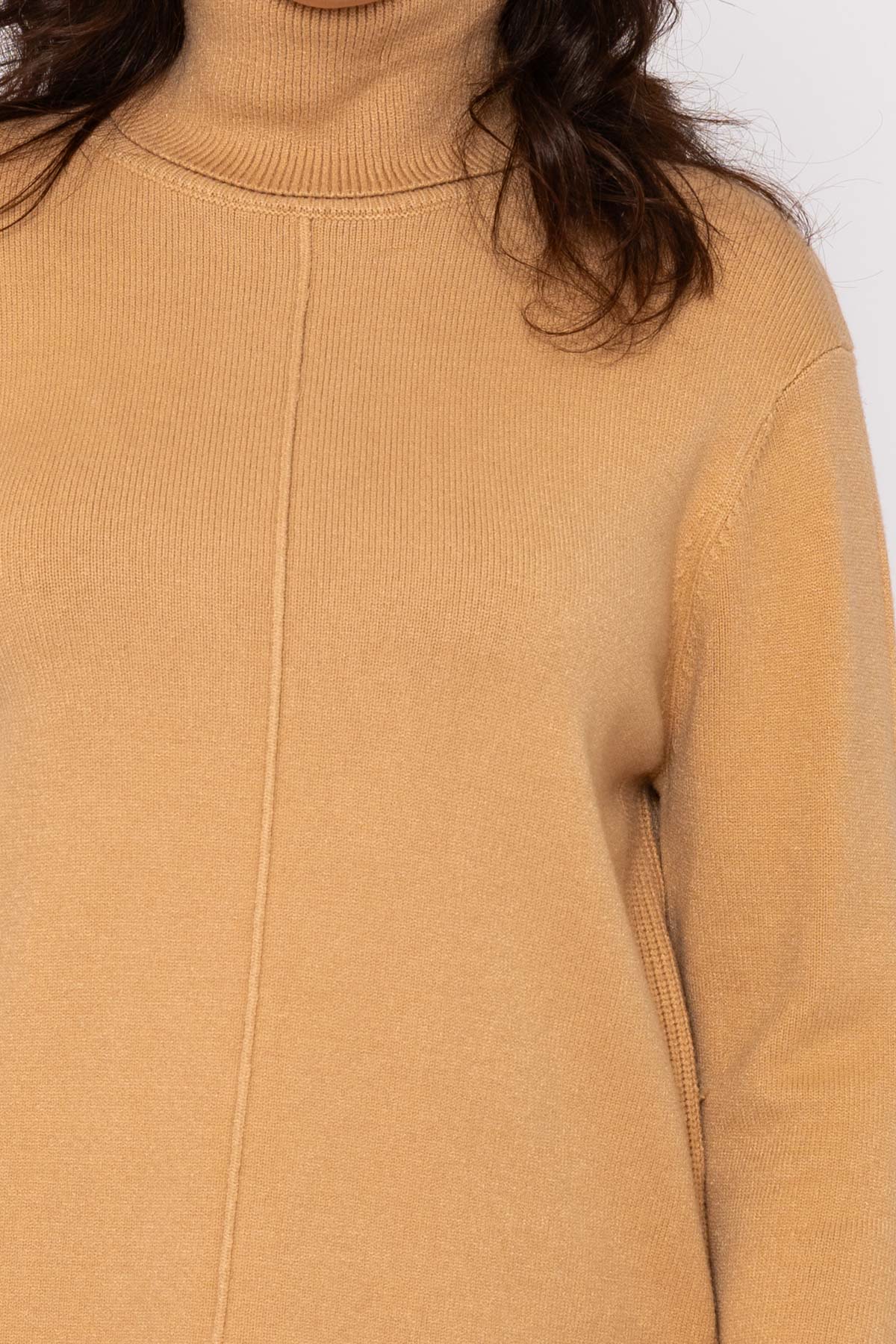 Camel hot sale knit jumper