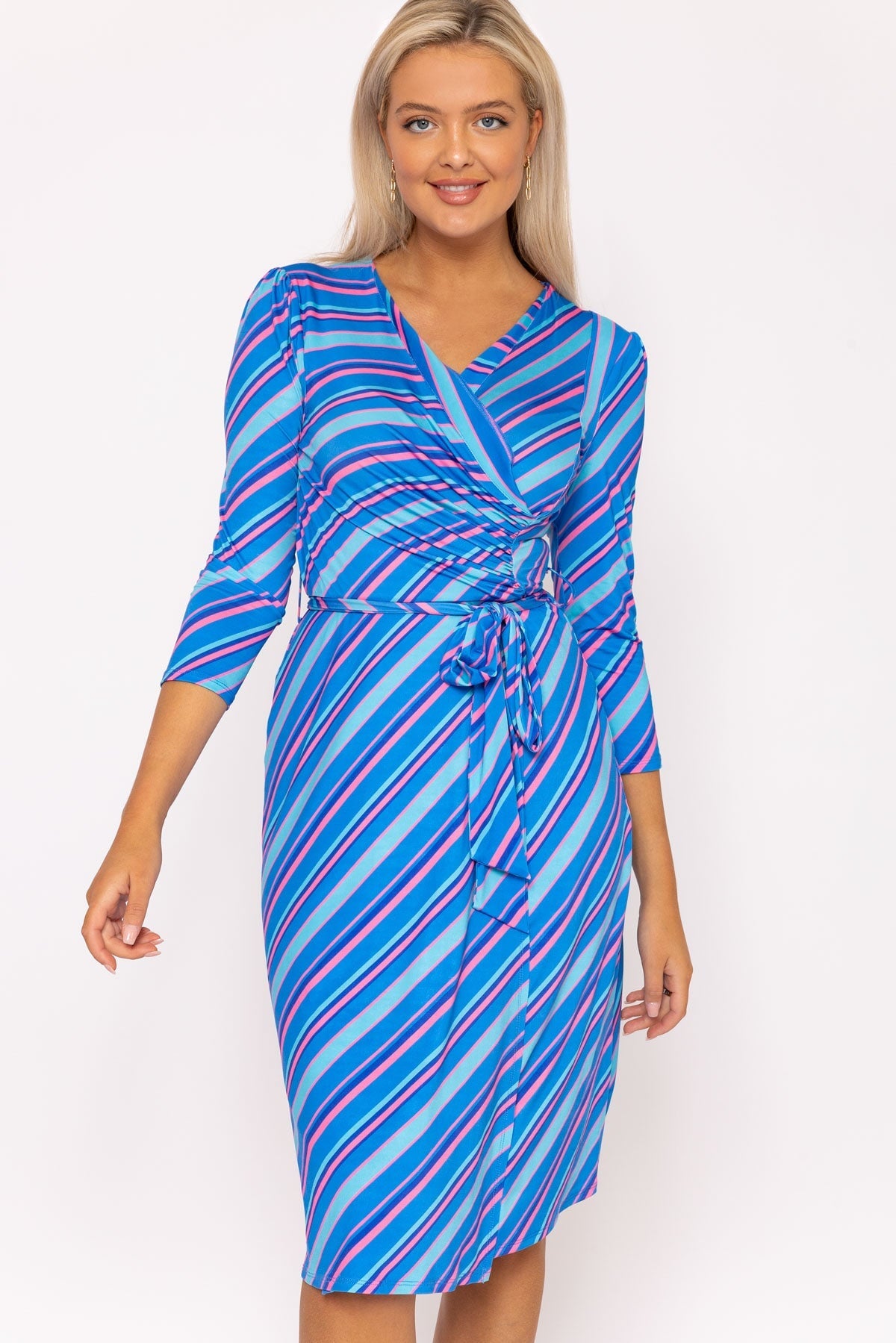 Blue jersey outlet dresses