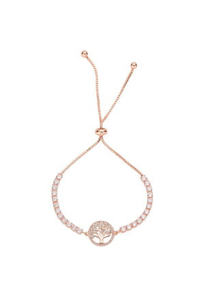 Rose Gold Tree of Life Bracelet