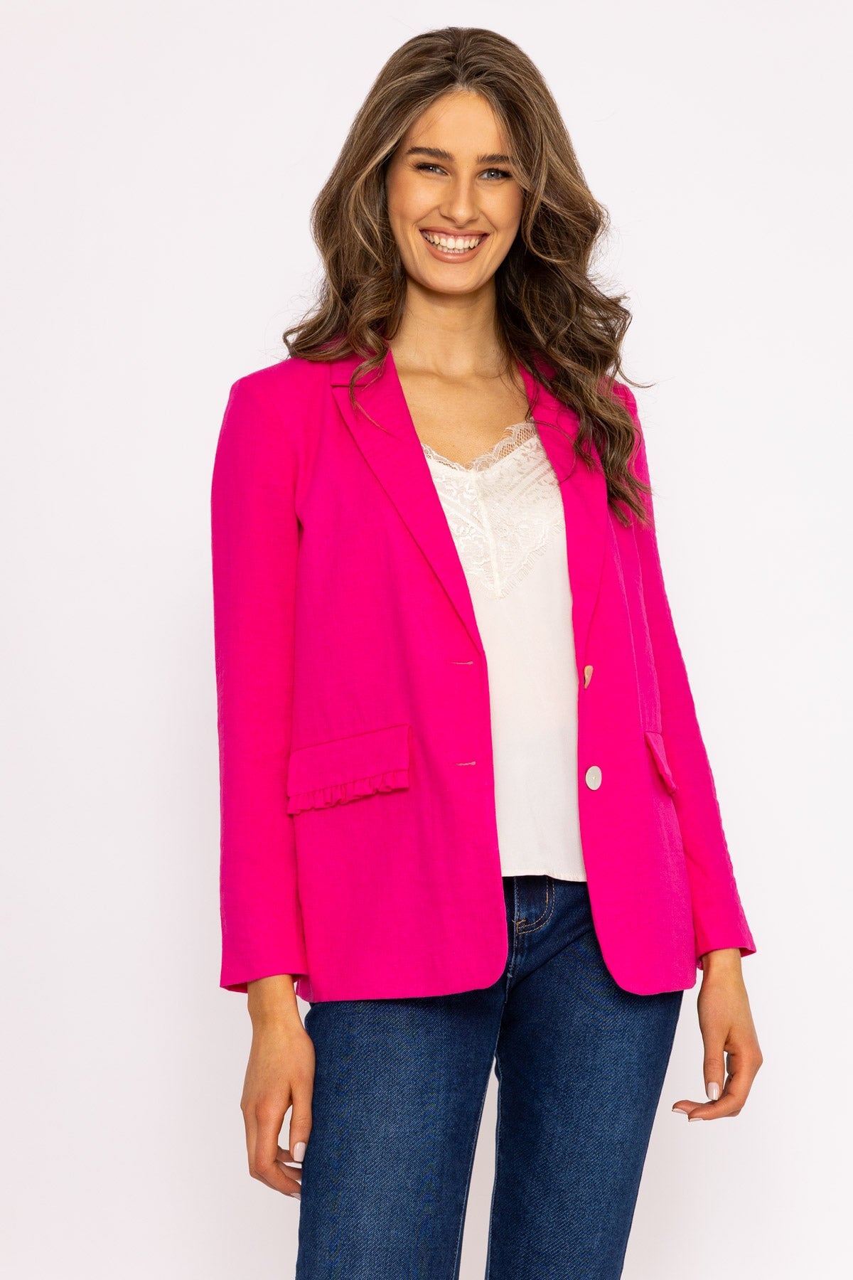 Pink blazer outlet