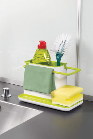 Sink Caddy in Green/White