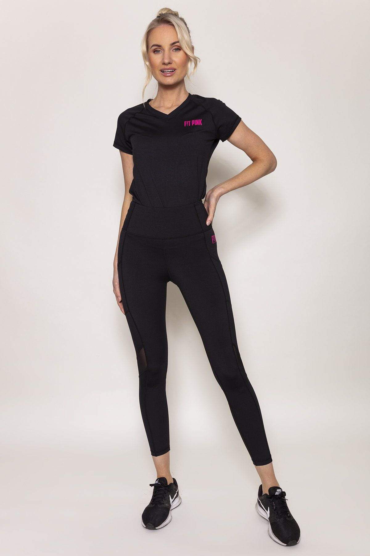 Sports leggings cheap with side pockets