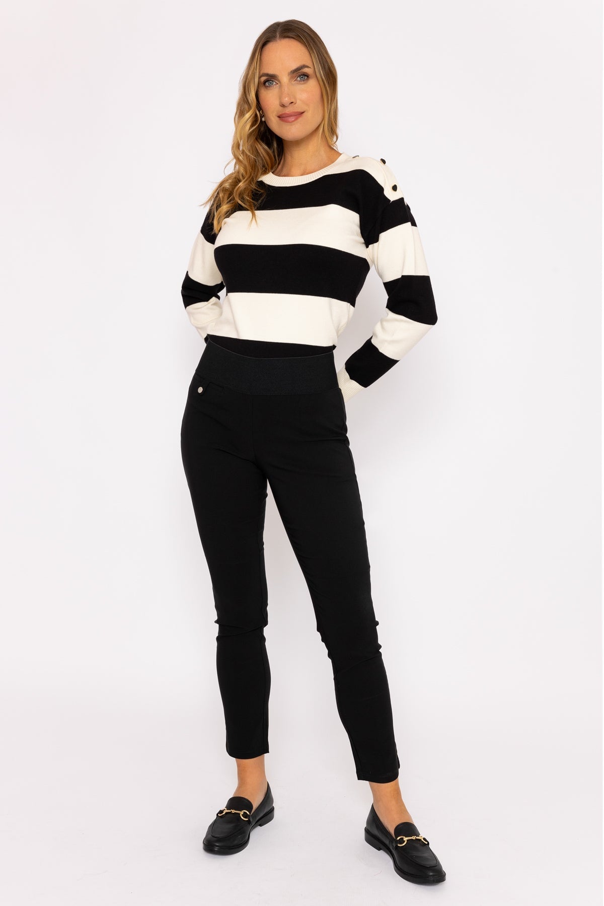 Bengaline Mid Rise Bootcut Pant | maurices