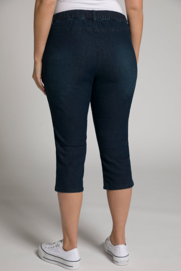 Capri Pants in Dark Blue, Trousers