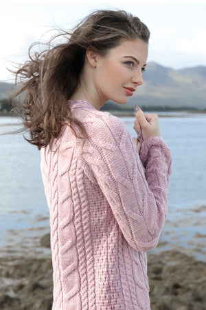 Super Soft Raglan Sweater in Pink