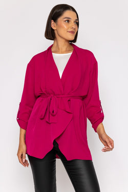 Carraig Donn Twill Chuck On Jacket in Pink