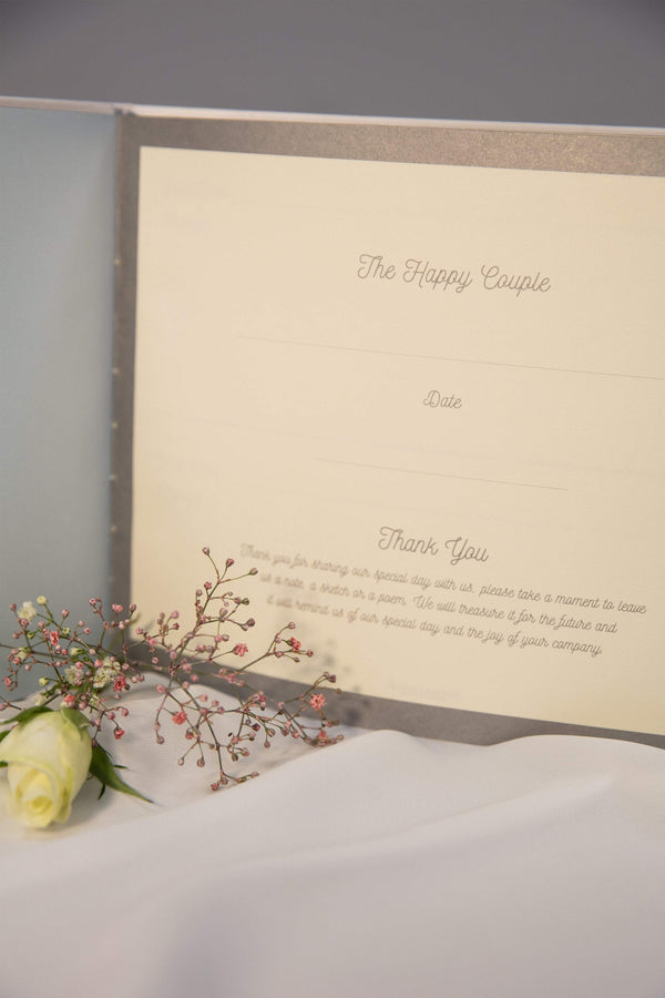 Faithful Finds Funeral Guest Book, Pen, and Memorial Table Sign