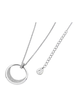 Carraig Donn White Floating Moon Pendant