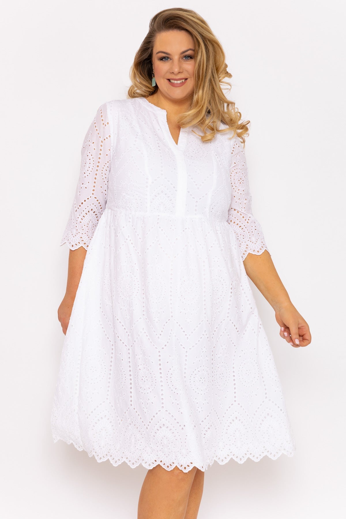 Long white lace outlet dressing gown