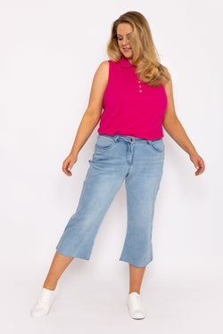 Carraig Donn Wide Leg Culotte Jeans in Denim