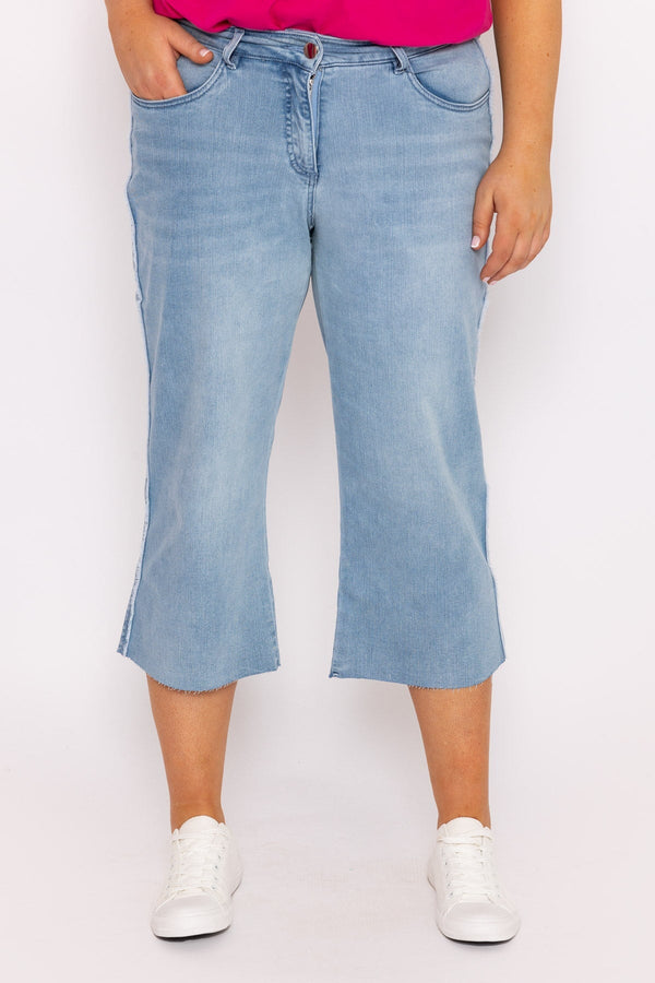 Carraig Donn Wide Leg Culotte Jeans in Denim