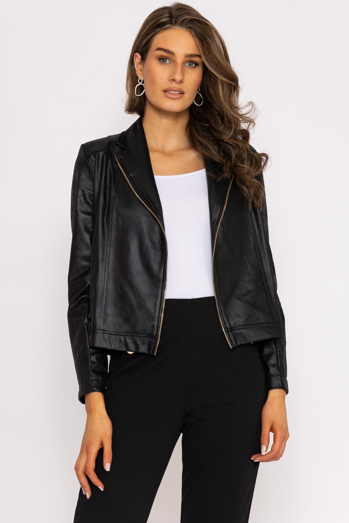 Zip Jacket in Black - Jackets | Carraig Donn